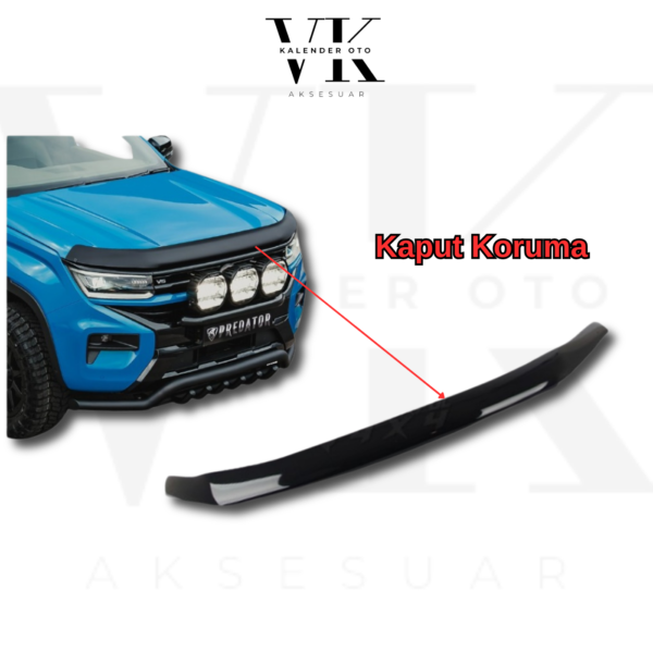 VW AMAROK 2023> ON KAPUT RUZGARLIGI SIYAH POINT ARK19