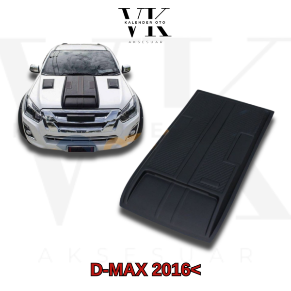 ISUZU D-MAX 2012-2019 KAPUT USTU DEKOR SIYAH POINT DMX04