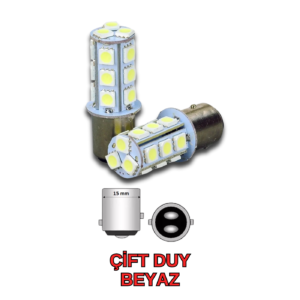 AMPUL 93 CIFT DUY NORMAL 15 LED BEYAZ 12V POINT