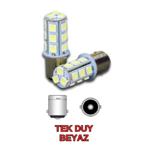 AMPUL 93 TEK DUY NORMAL 15 LED BEYAZ 12V POINT